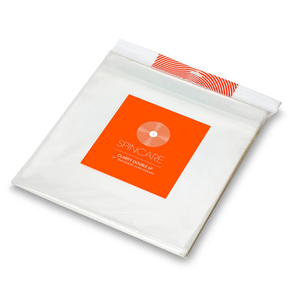 Clarity 12" Super Clear Gatefold Resealable Outer Vinyl Record & LP Blake Sleeves Covers (Pack of 50)