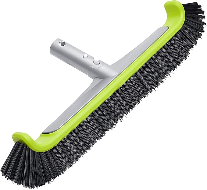 Sepetrel 17.5" Pool Brush Head for Cleaning Walls, Heavy Duty Inground/Above