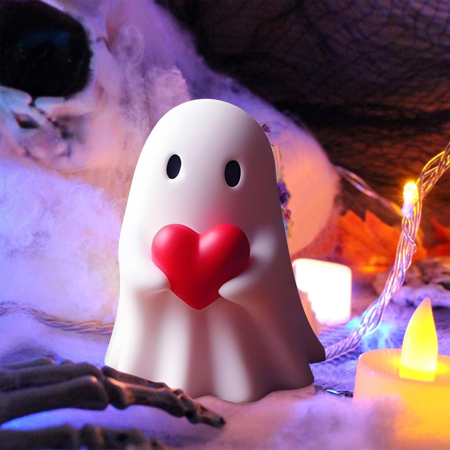 Ghost Figurine Ghost Decor, Funny Ghost Statue Ghost Figurine Ghost Statue Cute Decoration for Gift Props Tabletop Home Decor Best Gifts for Anniversary Weddings New Year