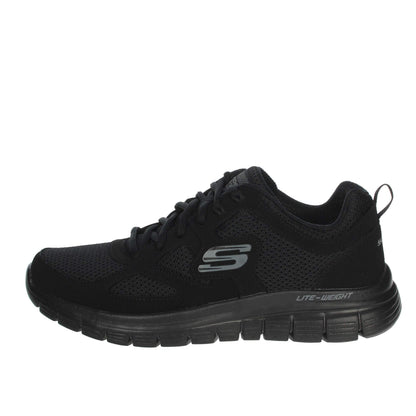 Skechers Burns Agoura, Men's Low-Top Sneakers, Black, 9 UK
