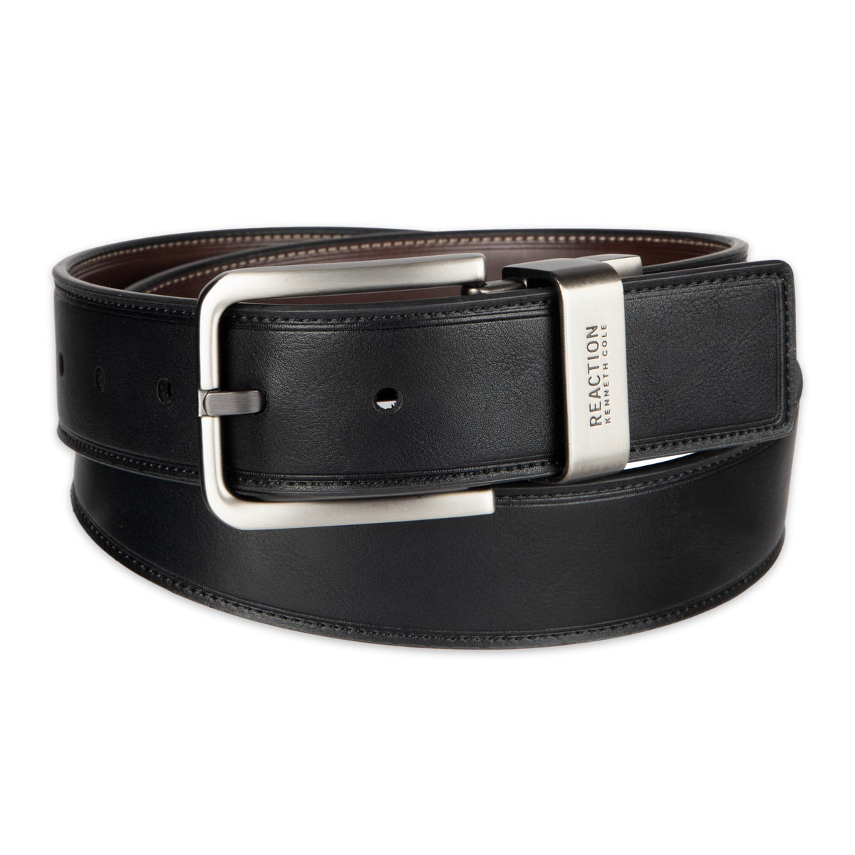 Kenneth Cole REACTION Oil Tanned Leather Reversible Men's Belt,Brown/Black,36
