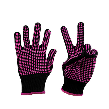 HTVRONT Heat Resistant Gloves for Sublimation - 2 Pack Heat Resistant Gloves for Sublimation with Silicone Shocks, Heat Resistant Work Gloves for Women, Universal Fit