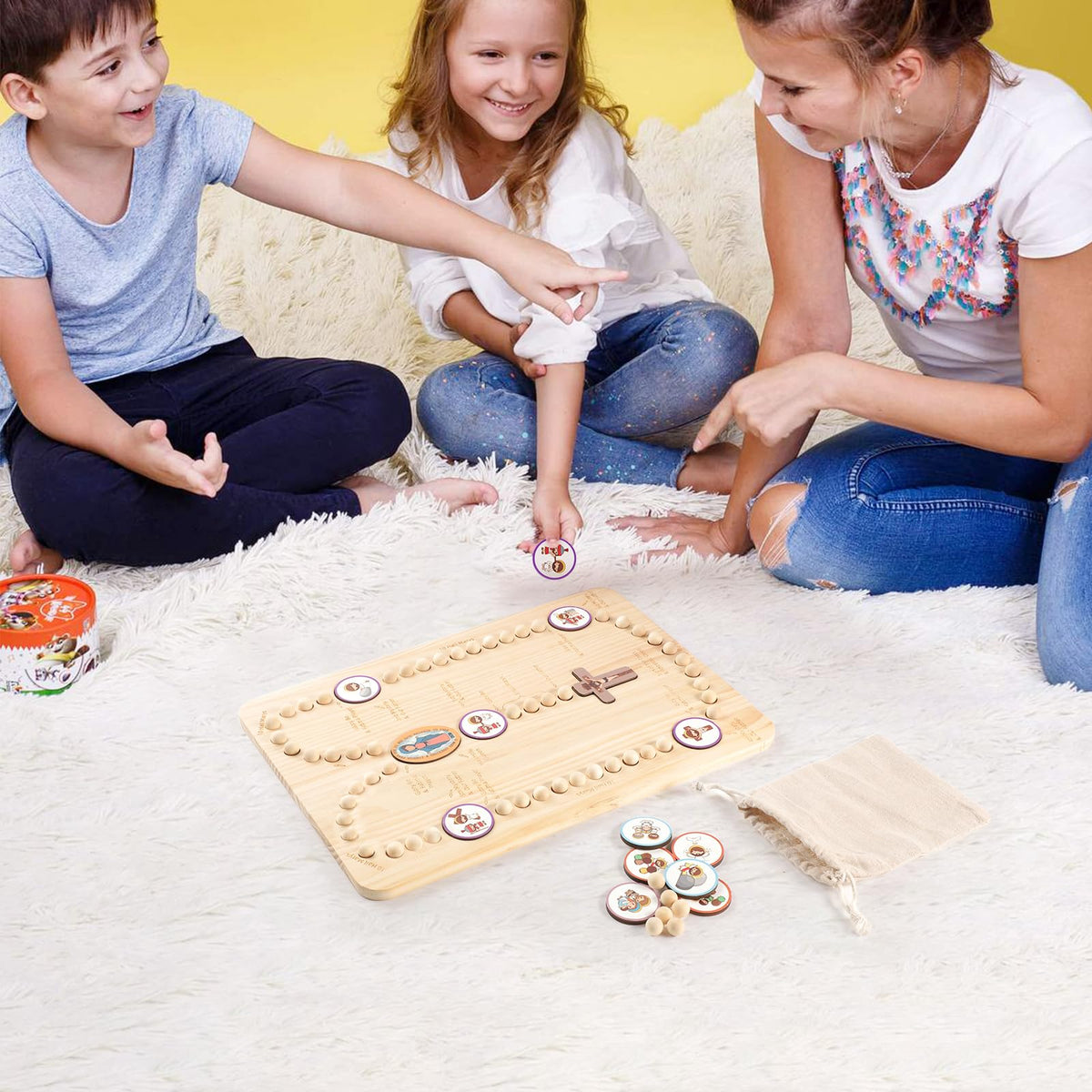 Wooden Rosary Board Catholic Gifts for Kids,Catholic Toys to Learn for Pray The Rosary,Christian Board Games Gifts,Catholic Baptism Christening Gifts for Girls,First Holy Communion Gifts for Boys