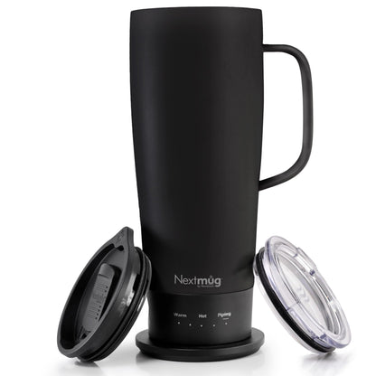 Nextmug Ultra - Temperature-Controlled, Self-Heating Travel Mug (Black - 24 oz.)