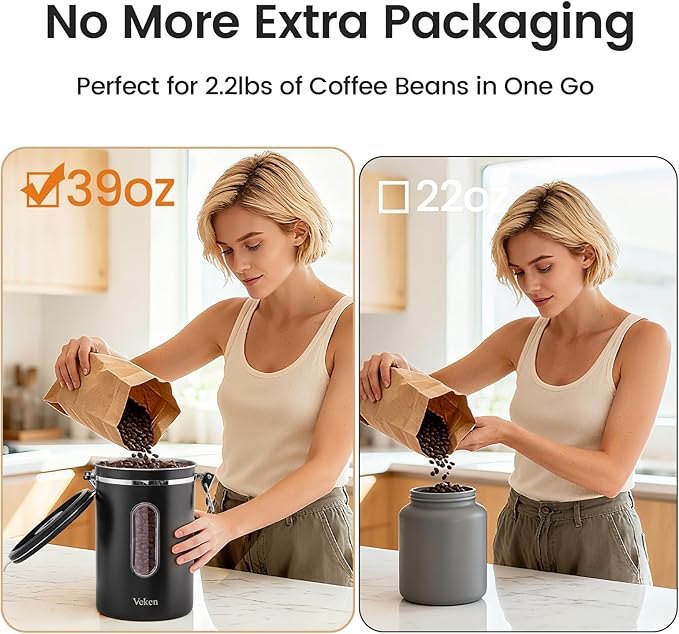 Veken Large Coffee Canister