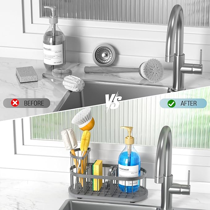 Kitchen Sink Caddy Organizer, Sponge Holder