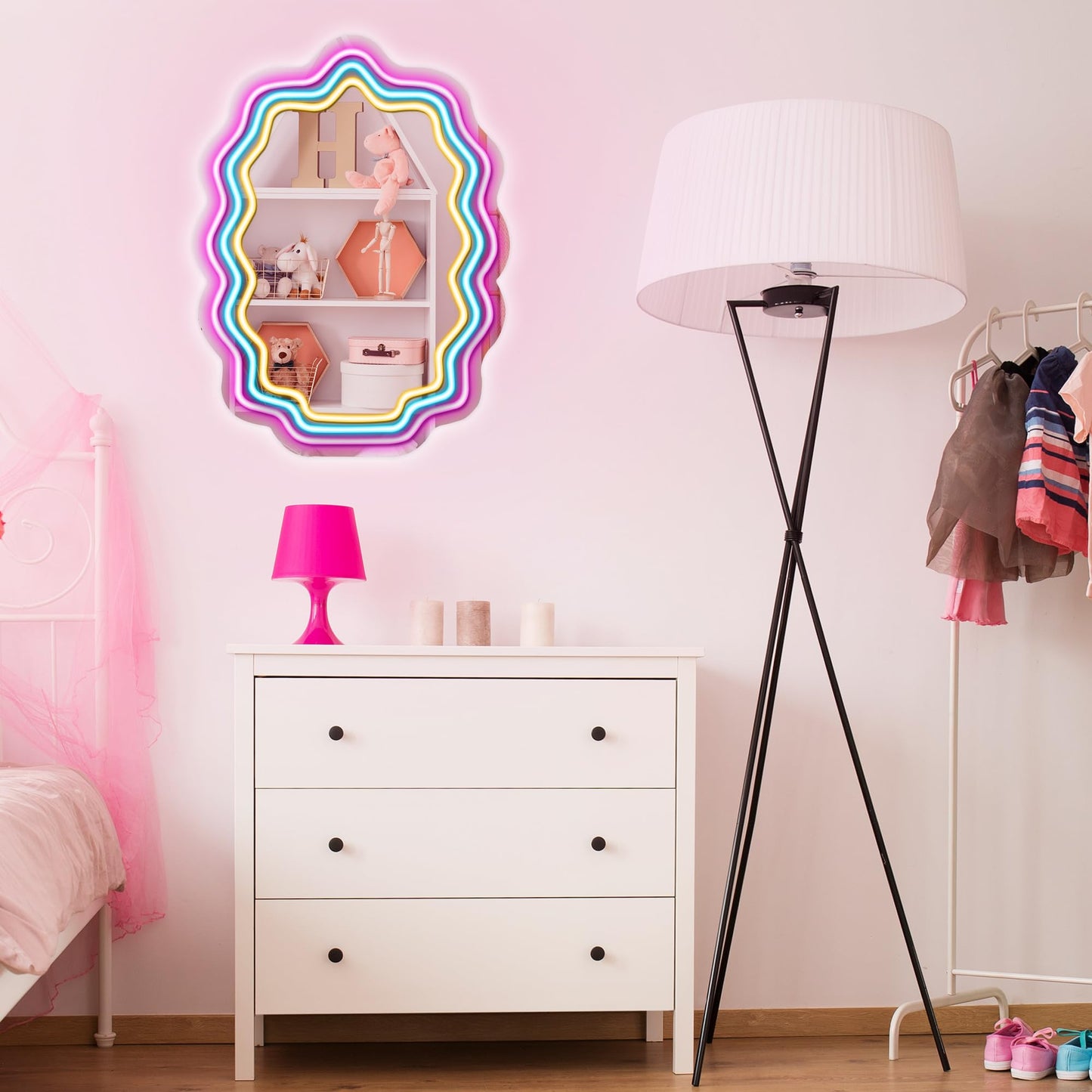 You're Like Really Pretty Neon Sign, Pink Neon Sign for Wall Decor | You're Like Really Pretty Sign for Girls Bedroom, Party, Salon - Best Gifts for Birthday, Christmas