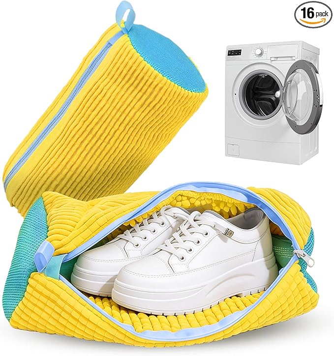2PCS Shoe Washing Machine Bag, Laundry Bags Durable Zipper