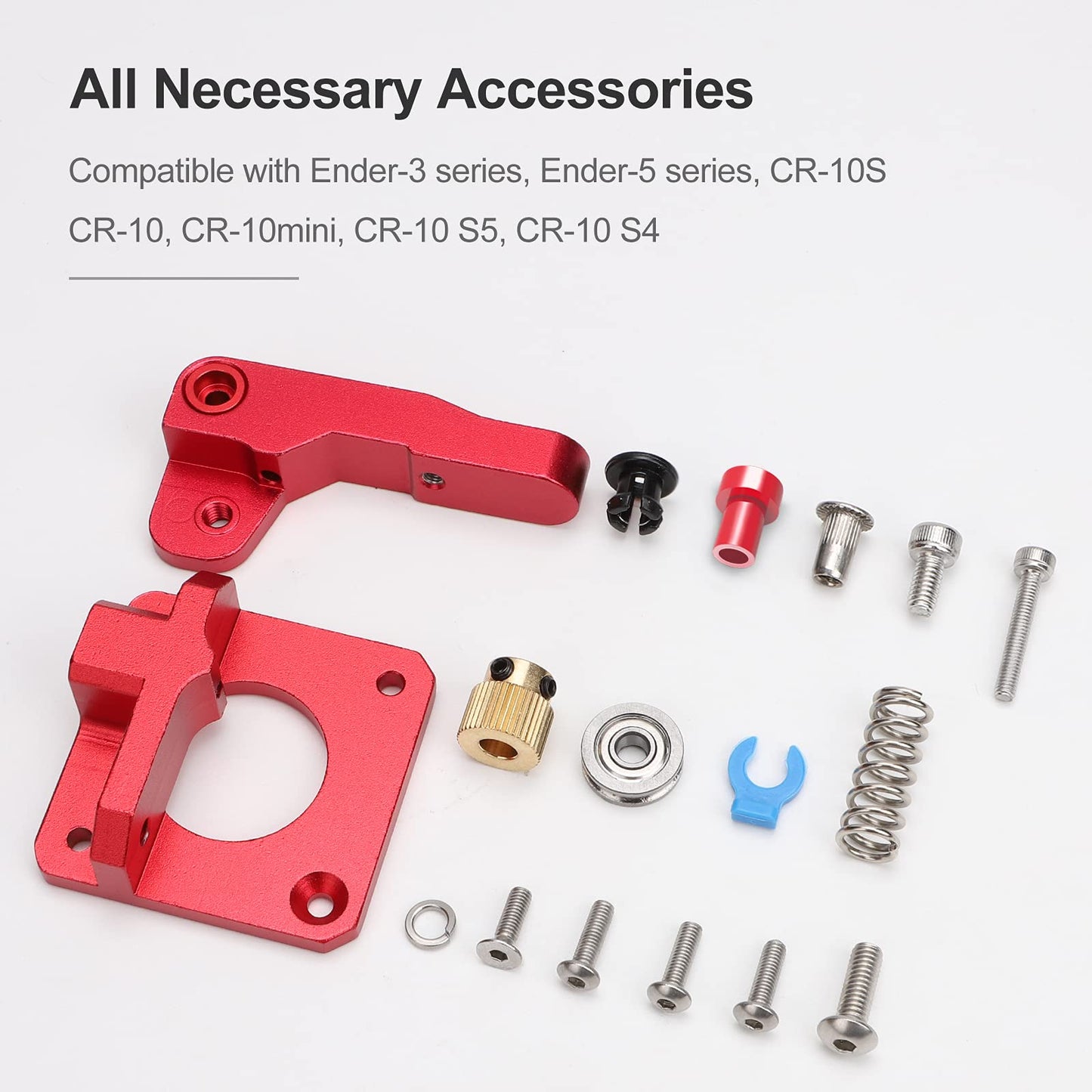 Creality Official Extruder for Ender 3 3D Printer Aluminum Drive Feed Bowden Extruders Upgrade Accessories Kit for Ender 3, Ender 3 Pro, Ender 3 V2, Ender 3 Max, Ender-5 Series and CR-10 Series