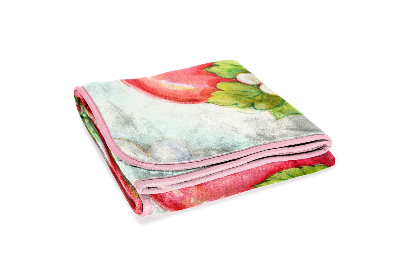 Jay Franco Kids Plush Throw Blanket – Soft & Comfy Throw for Couch or Bed – Cozy Home Décor for Living Room & Bedroom, Multi - Strawberry Shortcake, 46x60 - Throw Blanket