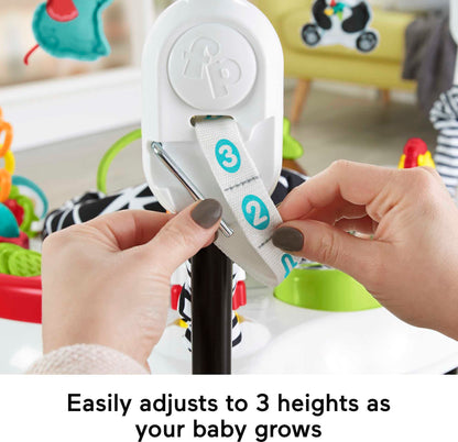 Fisher-Price FWY41 Animal Wonders Jumperoo Music, White, 1 Count (Pack of 1)