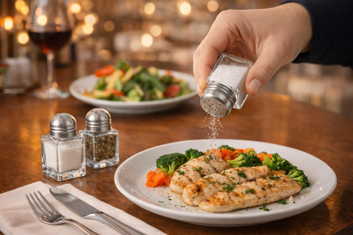 12 Pack Glass Salt and Pepper Shakers with Stainless Steel Lids – Square Refillable Spice Shaker Set for Restaurant, Kitchen, Diner & Commercial Use