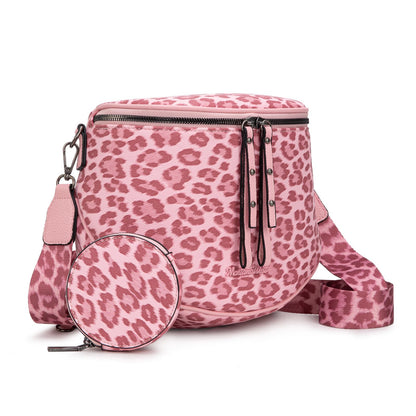 Montana West Crossbody Bags Bum Bag for Women Large Sling Bag with Adjustable Strap and Coin Purse