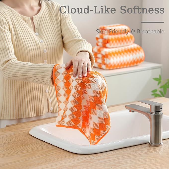4 Piece Extra Large Bath Towel Set Oversized Bath Sheet 35"x70" Bathroom Towel