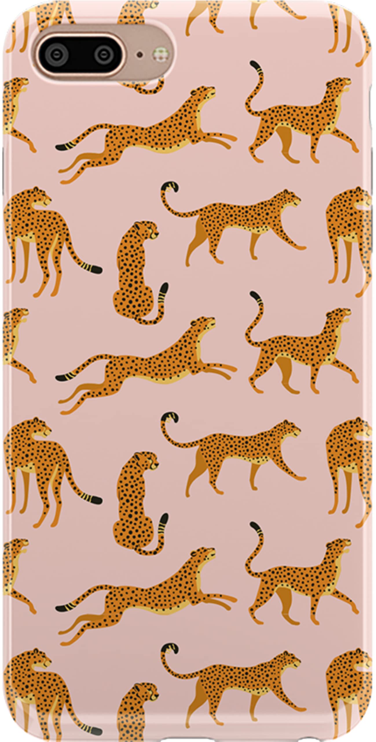 Casely iPhone 6/7/8 Plus Case | Stepping Up | Geo Rose Gold Marble | Classic Ultra Slim Design