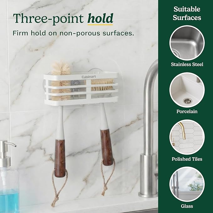 Cuisinart Sponge Holder for Kitchen Sink—Metal Sink Caddy