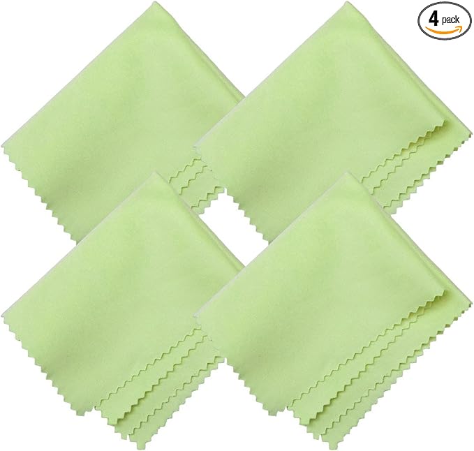 Microfiber Screen Cleaning Cloths, HTTX 4-Pack 6 x 7 inches