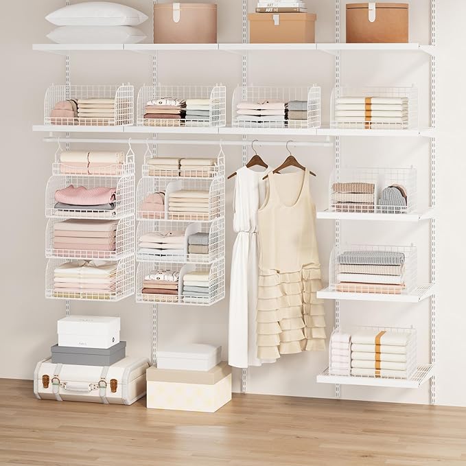 SWTYMIKI Hanging Closet Organizer Storage