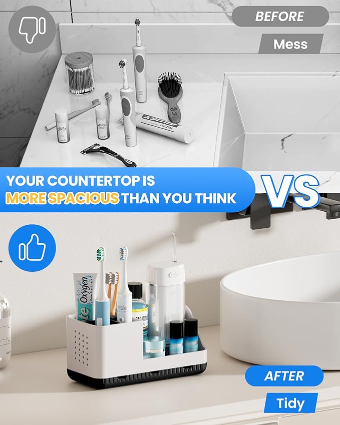 Toothbrush Holders for Bathroom Counter