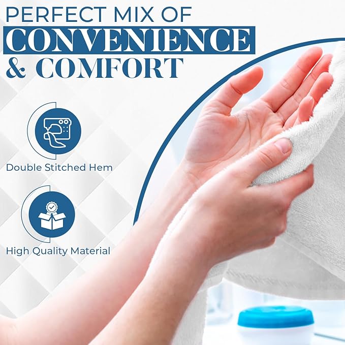DAN RIVER 6-Pack Premium Hand Towels