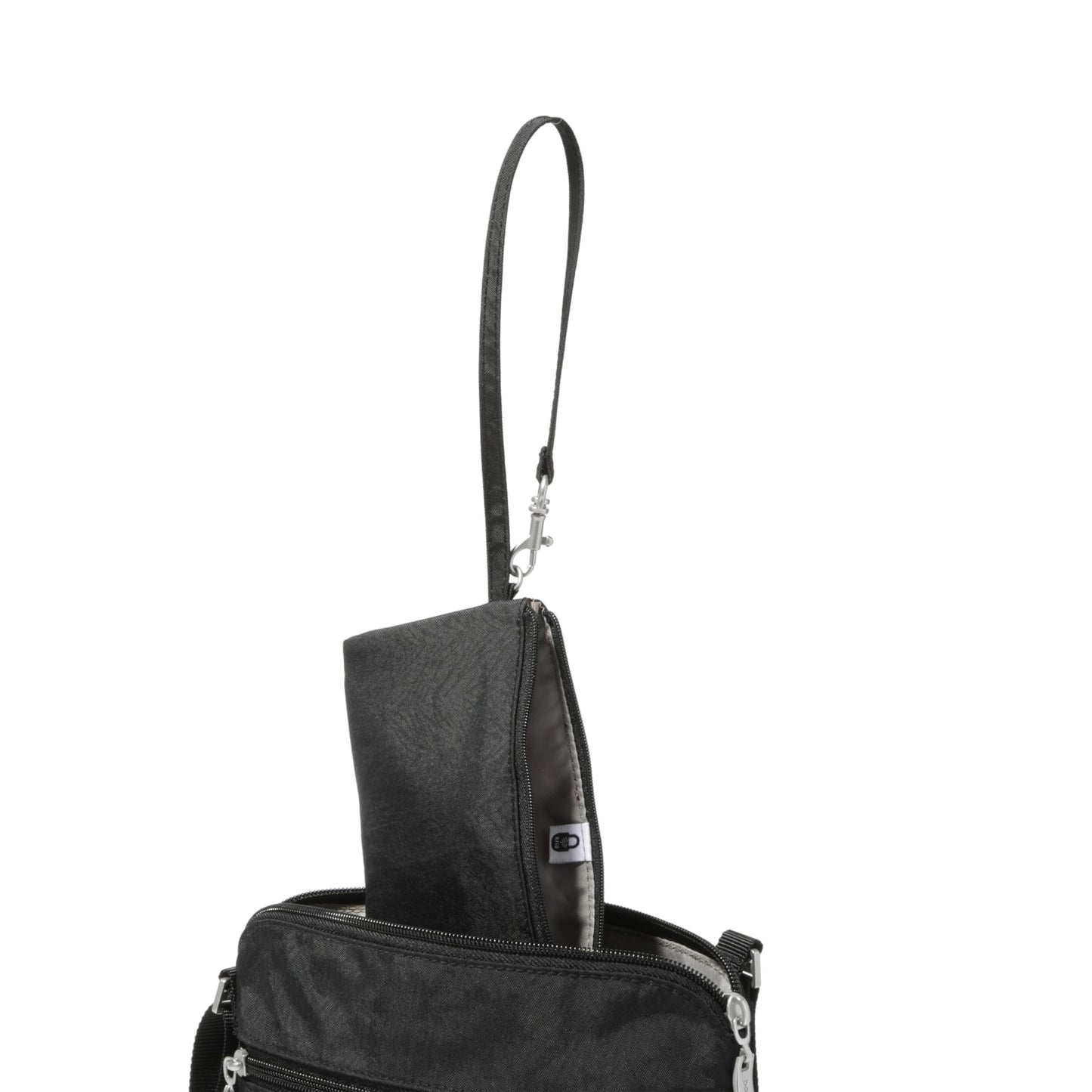 Baggallini Pocket Crossbody Bags for Women 8x8 Small Lightweight Durable Water-resistant Travel Purse W/Rfid