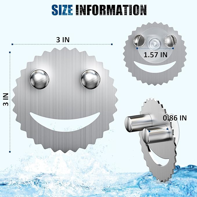 Stainless Steel Scrubber Smiley Face Dish Sponge Holder, Rv Apartment Kitchen