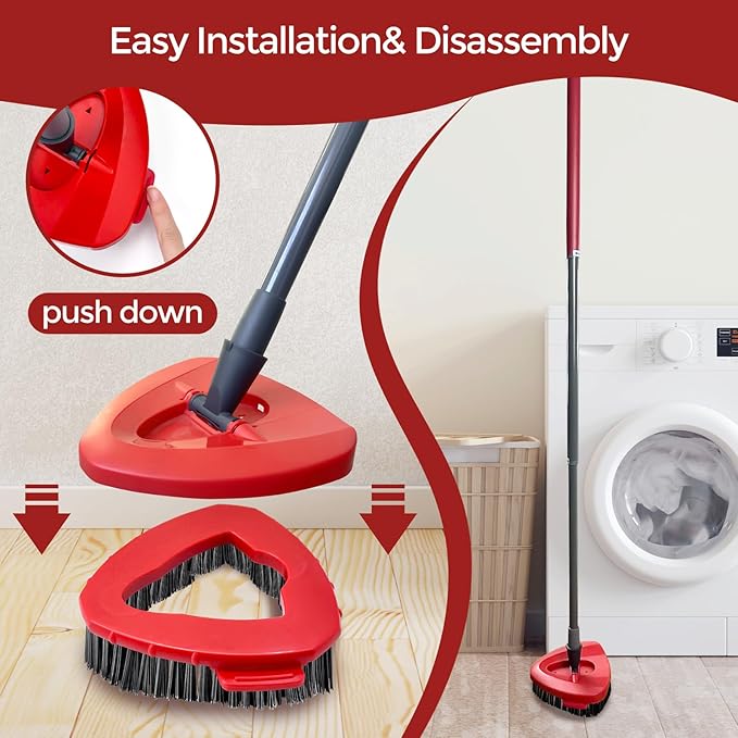 Scrub Brush, Hard Bristle Cleaning Brush