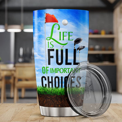 CUBICER Golf Gifts For Men Him Dad Husband Golfers Fathers day Stainless Steel Tumblers Travel Water Bottle Funny Coffee Mugs 20 Oz Insulated Cups On Birthday Christmas Day