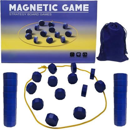 FEELGUY Magnet Chess Game Magnet Game with String for Easter Basket Stuffers Family Games Night, Great Fun Puzzle Strategy Games for Family & Party, Camping Tops, Game Collections