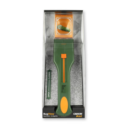 Carson BugView 5X Magnifying Glass Quick-Release Bug Catcher Indoor and Outdoor Tool for Kids or Adults (HU-10)
