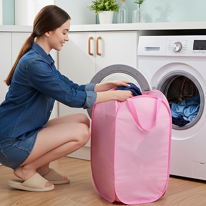 Foldable Laundry Basket, Pop Up Laundry Hamper