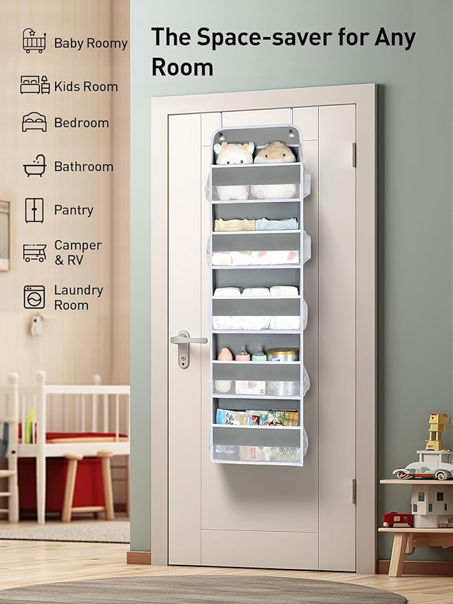 Yecaye 2 Pc Over The Door Organizer