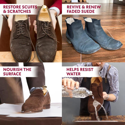 Tarrago Nubuck Suede Colour Renovator - Renews Color of Suede & Nubuck Footwear - Contains Synthetic Polymer and Vegetal Oil - Self-Applicator Bottle with Sponge, 75 ml / 2.54fl.oz