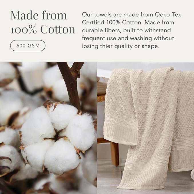 NY Loft 100% Cotton 2 Pack Bath Sheet Towel Set | Super Soft & Absorbent