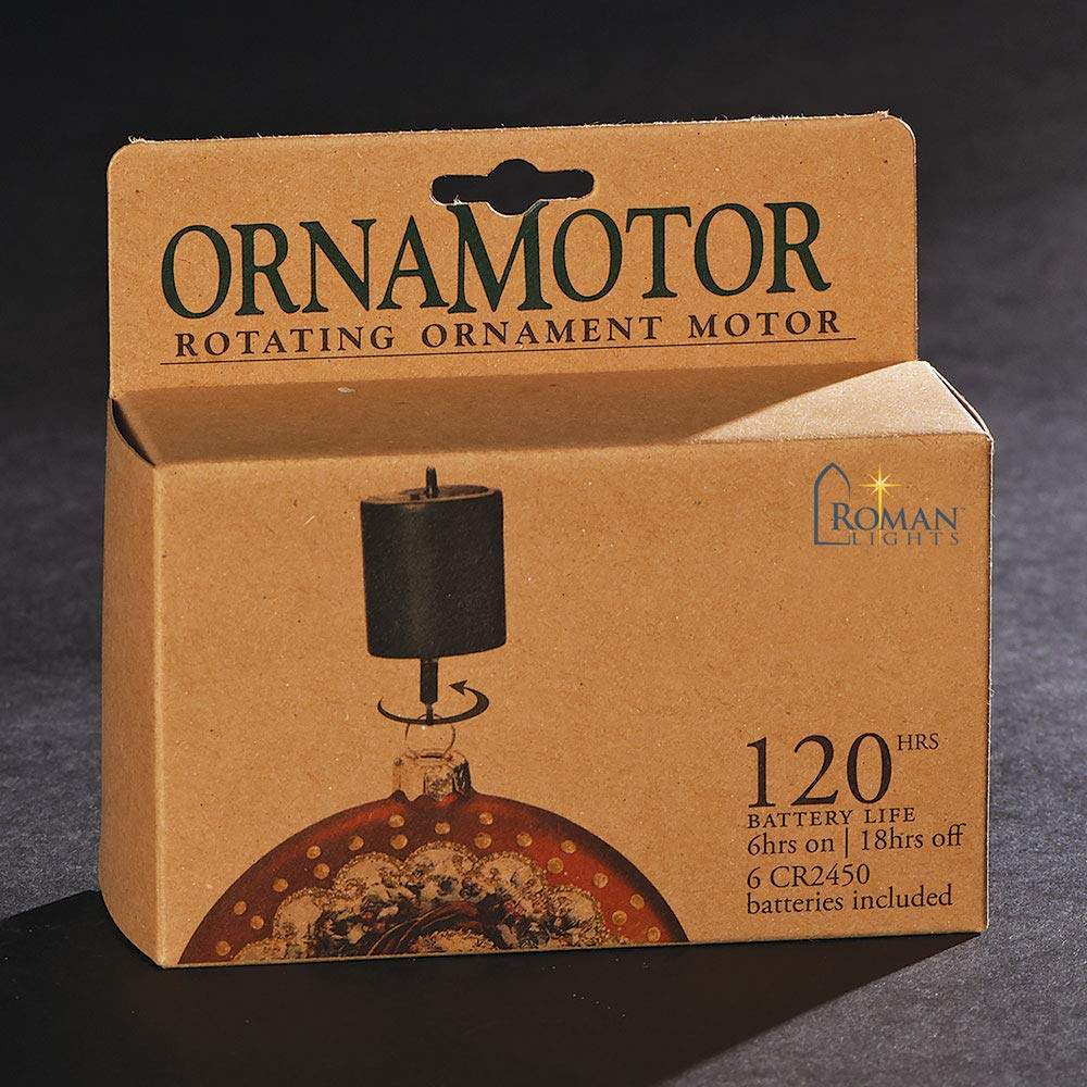 Roman 2.2 Inch Tall 3 Pack Ornamotor Ornament Spinners