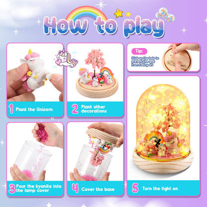 Dislocati Unicorn Gifts for Age 3-9 Year Old Girls Craft Kits for Kids Age 3-8, 3-7 Year Old Girl Best Handmade Unicorn Toys & Games