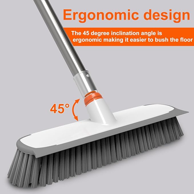 Heavy Duty Floor Scrub Brush and Grout Cleaner Tool