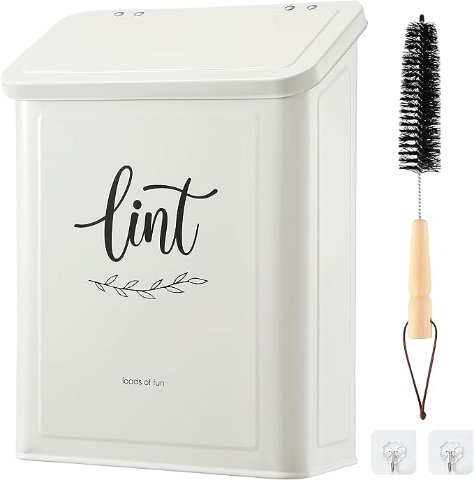 PERFNIQUE Magnetic Lint Bin for Laundry Room