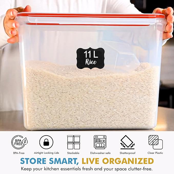 Shazo 2 PC Flour Sugar Storage Containers