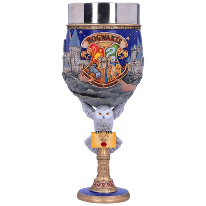 Nemesis Now Harry Potter Goblet, Hand Painted Harry Potter Collectible Chalice, Wizarding Wrold Cup, Ideal Gift for Potterheads - Hogwarts