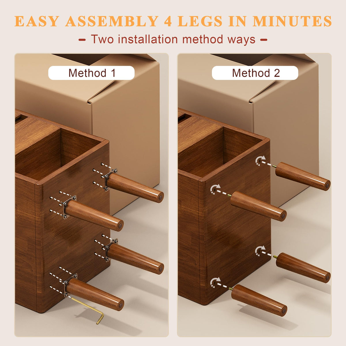 Narrow Nightstand 2 Drawers with Open Shelf Narrow Night Stand Solid Wood Bedside Table Mid Century Modern Nightstand Wooden End Table for Bedroom, Study, Office