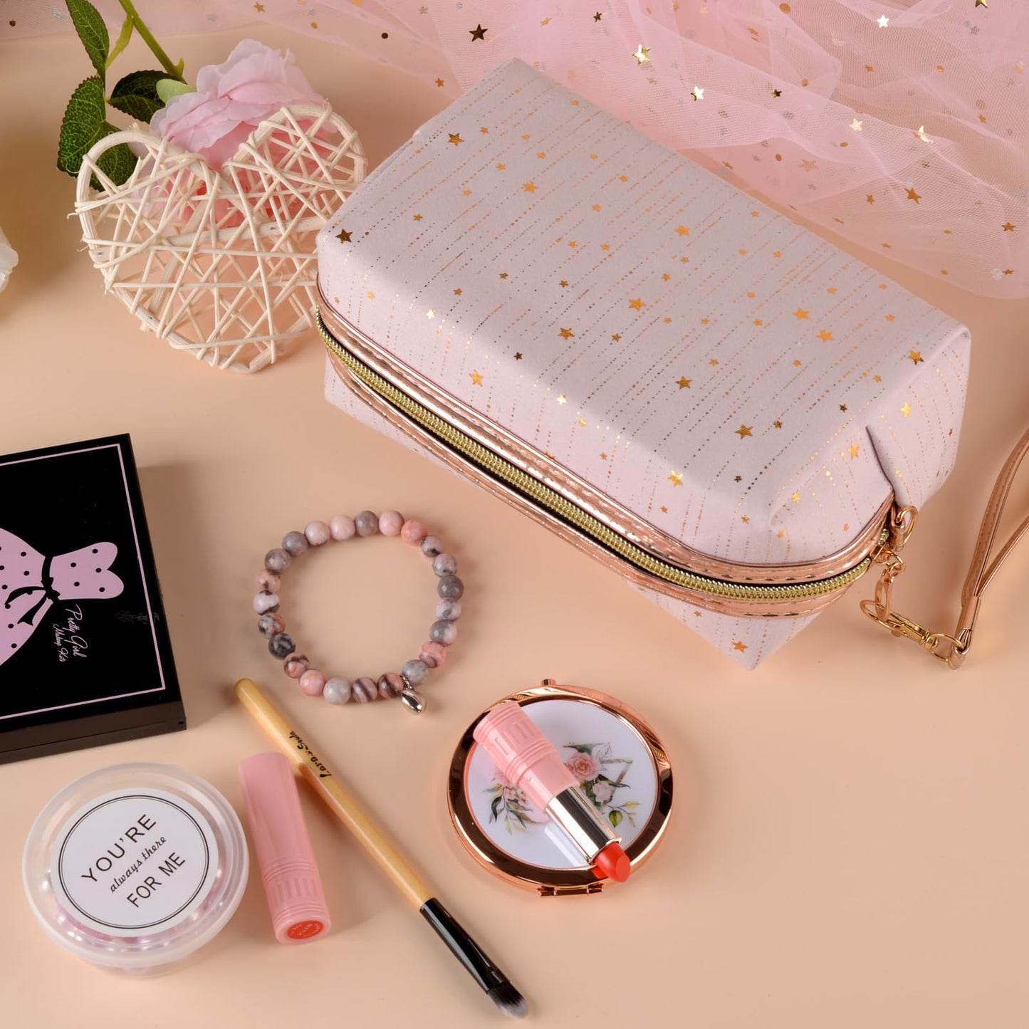 Anforsun Birthday Gifts for Women, Gifts for Women, Happy Birthday Gifts Basket for Women Friendship, Gift Set for Best Friends Female Women Sister Mom Wife Her Girlfriend Coworker Bestie BFF Ideas