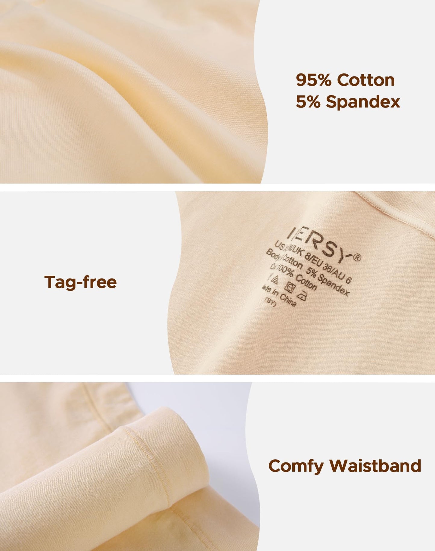 INNERSY Women Maternity Panties Under The Bump Low Rise Pregnancy Underwear C Section Recovery Nursing Cotton Briefs 5 Pack(UK12(Hip: 38-39-inch),Color 1)