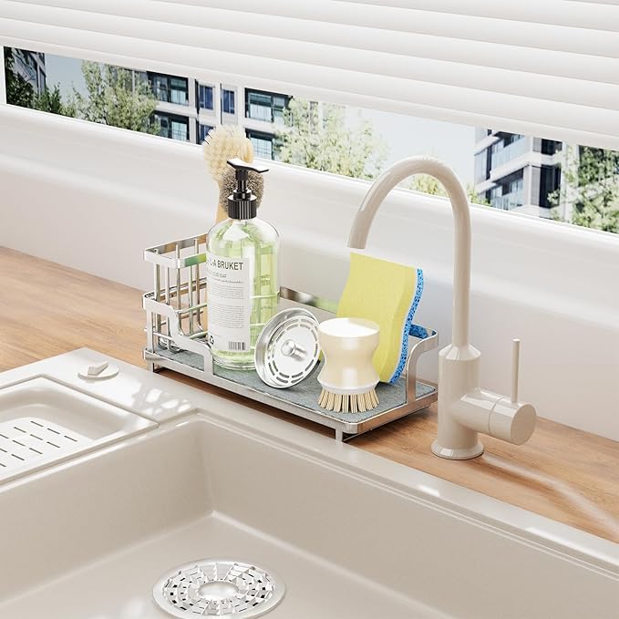 Consumest Sponge Holder for Kitchen Sink
