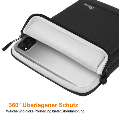 SIMTOP Tablet Sleeve Bag 11 inch, Ipad Air(2018-2023),ipad carrying case with Shoulder Strap, ipad accessories Briefcase messenger bags Waterproof ipad pro 11 inch case (Black)