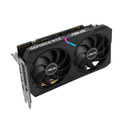 ASUS GeForce RTX 3060 12G DUAL V2 OC Gaming Graphics Card - 1867MHz Boost Clock, GDDR6, PCIe Gen 4, DLSS 2, 1x DP v1.4a, 1 x HDMI 2.1, 1 x DVI-D (Supports 4K)