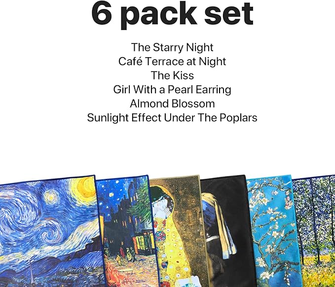 Large World Best Classic Art Collection Microfiber Cloth