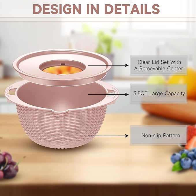 4-1 Colander with Bowl Set