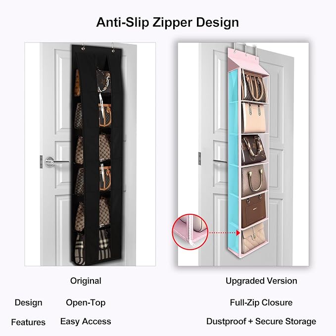 Lirex Over The Door Purse Organizer & Purse Shelf