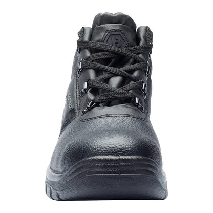 Blackrock Chukka Work Boots, Safety Boots, Safety Shoes, Steel Toe Cap, Mens Womens Ladies, Work Shoes, Black, Gardening, Lightweight, Leather, Wide Fit, Non Slip, On Site - Size 9